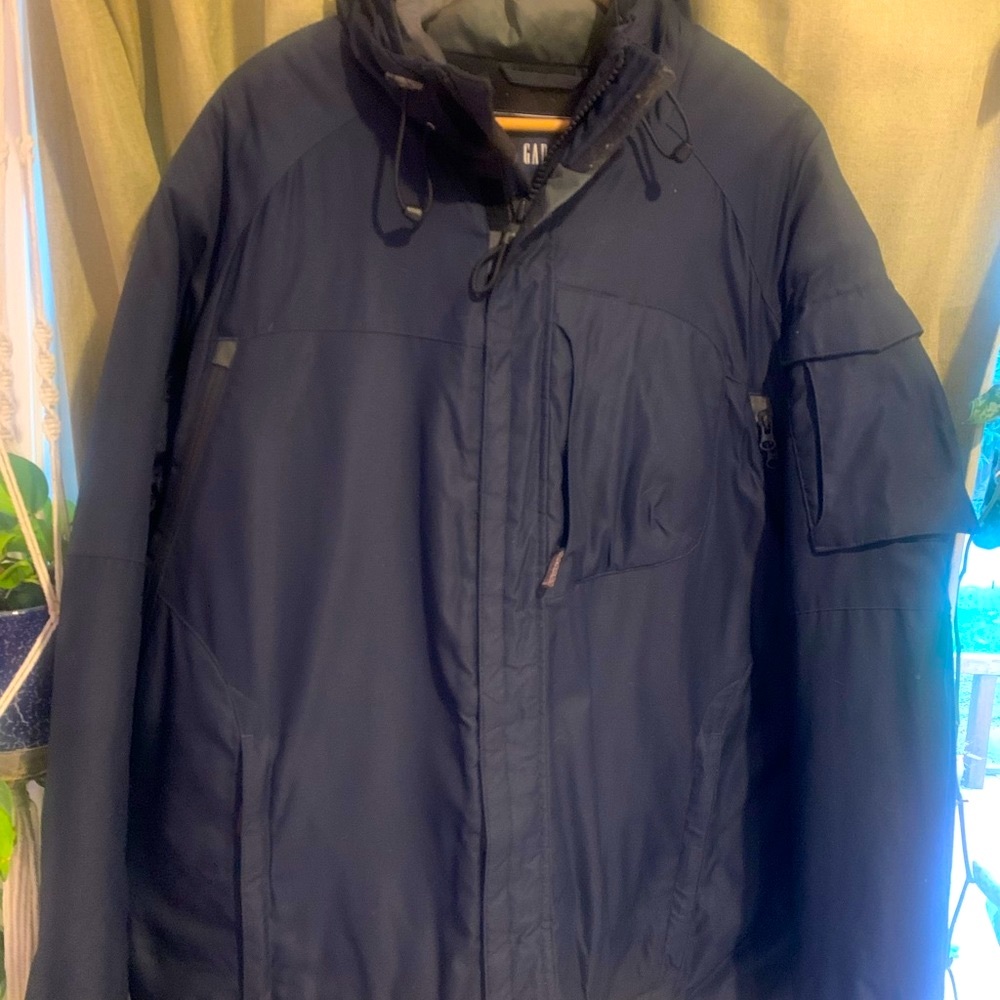 ❄️ Gap Men Winter ⛷jacket Large - used good condition - dark blue